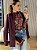 Blusa Tule Floral Paisley - Imagem 1