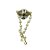 12 Boton Broche Divino Espiro Santo dourado Terço Pérola - Imagem 1