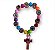 Pulseira Infantil Vários Santos Colorida com Crucifixo - Imagem 1