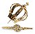 Coroa E Broche Para Imagem de 40cm A 50cm Dourada Luxo - Imagem 1