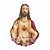 Adorno Porta Parede Sagrado Coração de Jesus Resina 25cm - Imagem 1