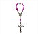 Dezena Retrovisor Carro Nossa Senhora Aparecida 20cm Rosa - Imagem 1