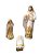 Presepio Resina Importada 3 peças 21cm - Imagem 1