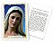 100 Santinho Folheto Oração Nossa Senhora Rainha da Paz - Imagem 1