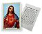 100 Santinho Folheto Oração Sagrado Coração de Jesus - Imagem 1