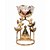 Castiçal Nossa Senhora Aparecida 13cm - Imagem 1