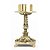Castiçal Bronze Vela 7.5 - A 20 x L 13 - Imagem 1