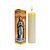 Vela Devoção Nossa Senhora de Lourdes 13cm acompanha oração - Imagem 1