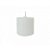 2 Velas Pirex Branca 5cm x 5,7cm - Imagem 1