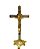 Crucifixo De Mesa Metal 27cm Dourado Espelhado - Imagem 1