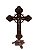 Crucifixo De Mesa Metal 20cm Bronze - Imagem 1