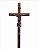 Crucifixo De Parede Cruz Madeira 50Cm - Imagem 1