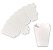 100 Protetor de Vela Branco 7cm Batismo Eucaristia Crisma - Imagem 1