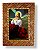 Quadro Jesus Cristo Orando Decorativo c/ Vidro Pequeno 20x15 - Imagem 1