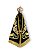 Imagem N Senhora Aparecida Facsimile Resina 30cm Luxo - Imagem 2