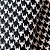 SINTÉTICO PIED DE POULE 0.8 - PRETO E BRANCO - Imagem 1