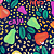 TRICOLINE DIGITAL CAJU COLORIDO FUNDO PRETO - Imagem 1