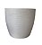 Vaso Polietileno Coluna Redondo - Areia | 30 x 35 cm - Imagem 1