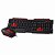 Kit Teclado e Mouse C3Tech GK-20BK USB Gaming ABNT2 1200DPI - Imagem 1