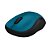 Mouse Logitech M185 Sem Fio Design Ambidestro Receptor Nano Azul - Imagem 4