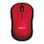 Mouse Logitech M185 Sem Fio Design Ambidestro Receptor Nano Vermelho - Imagem 1