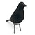 Pássaro Decorativo Eames Preto Pequeno - Imagem 3