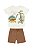CONJUNTO CAMISETA E BERMUDA DINO BABY - Imagem 1