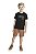 CONJUNTO CAMISETA PRETO E BERMUDA - Imagem 1