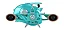 Carretilha Bates Fishing Salty Hundo 100 Glades Green Edition - Imagem 3