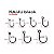 Anzol In-line Maruri Kaiju Matte Black H16402 10un - Imagem 6