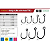 Anzol In-line Maruri Kaiju Matte Black H16402 10un - Imagem 5