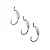 Anzol Monster 3x Offset Lastreado Pro - Imagem 1