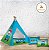 Cabaninha/tenda/toca Infantil para Festa do Pijama Léo Caminhões Montessori - Imagem 1
