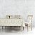 Toalha de Mesa Retangular - Branco e Dourado - Imagem 3