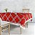 Toalha de Mesa Retangular - Vermelho Xadrez - Imagem 1