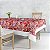 Toalha de Mesa Retangular - Floral Rosa - Imagem 1