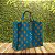 Bolsa Nave Bag Impermeável Estampas Azul e Laranja - Imagem 2