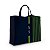 Bolsa Nave Bag Impermeável Estampas Azul e Verde - Imagem 1
