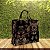 Bolsa Nave Bag Impermeável Estampas Dourado e Preto - Imagem 2