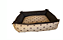 Caminha Retangular Pet - Marrom Patinhas - Imagem 1