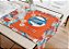 Conjunto Mesa Posta Laranja Abstrato - Imagem 1