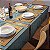 Conjunto Caminho de Mesa Estampas - Folhagem Cinza - Imagem 2
