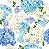 Guardanapos Para Mesa Posta Floral Lilas - Imagem 2