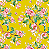 Guardanapos Para Mesa Posta Floral Amarelo - Imagem 2