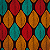Guardanapos Para Mesa Posta Padrão Cores - Imagem 2