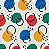 Guardanapos Para Mesa Posta Cores Abstrato - Imagem 2