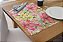 Jogo Americano Para Mesa Posta Floral Rosa - Imagem 2