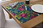 Jogo Americano Para Mesa Posta Floral Azul - Imagem 2