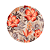 Sousplat Mesa Posta Floral Bege - Imagem 1
