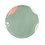 Sousplat Mesa Posta Abstrato Verde - Imagem 1
